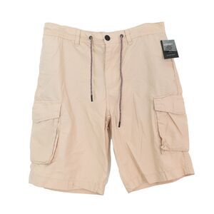 UNION Men's Walking Shorts 34R Bare Pink Cargo Casual Drawstring NWT B23